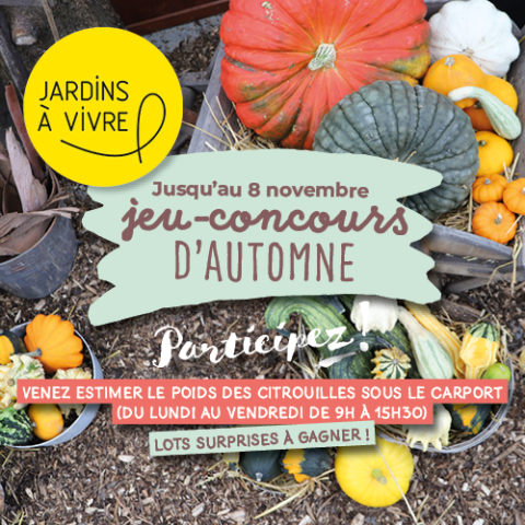 Concours d'automne 2024 aux jardins à vivre